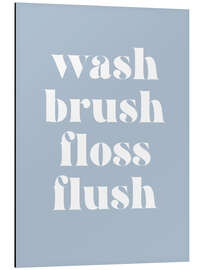 Magnettafel Wash Brush Floss Flush II