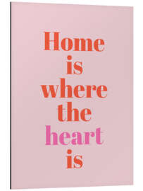 Magnettafel Home Is Where The Heart Is