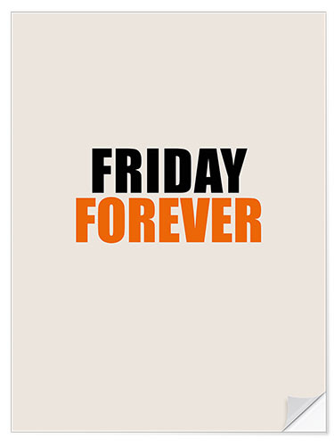 Naklejka na ścianę Friday Forever II