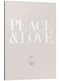 Magnettafel Peace &amp; Love IV