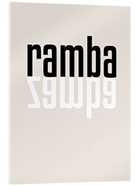 Acrylglasbild Ramba Zamba