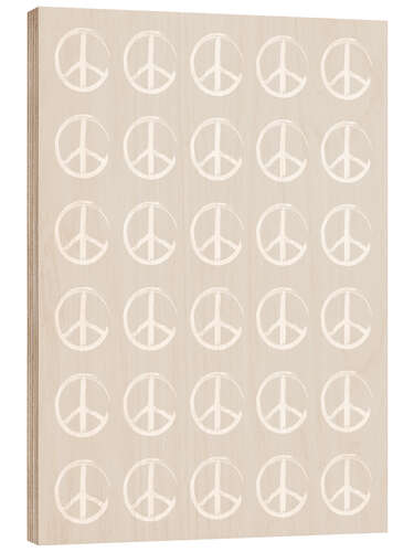 Wood print A Lot of Peace II