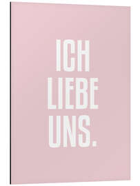 Magnettafel Ich liebe uns.