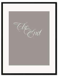 Gerahmter Kunstdruck The End