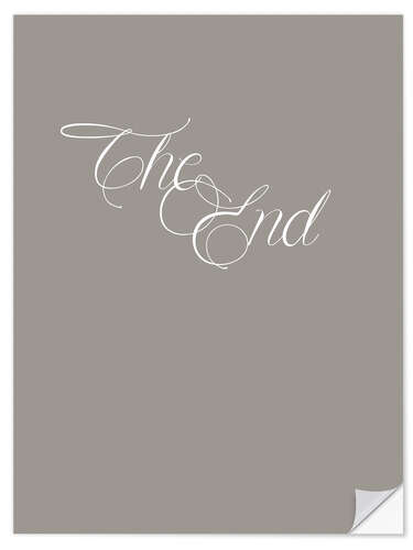 Wall sticker The End