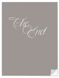 Wall sticker The End