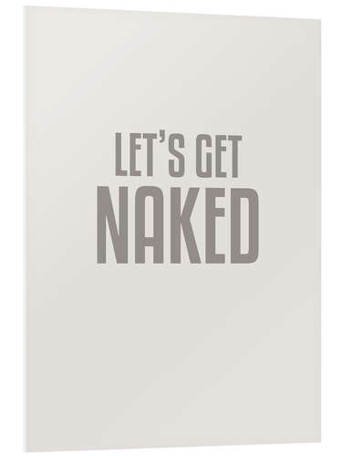 Cuadro de PVC Let’s Get Naked