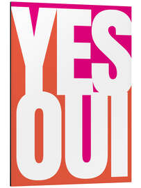 Magnettafel Yes Oui I