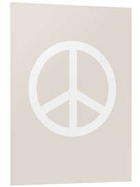 Foam board print Peace Sign