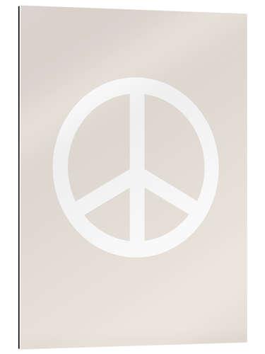 Tableau en plexi-alu Peace Sign