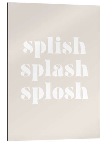 Cuadro de plexi-alu Splish Splash Splosh I