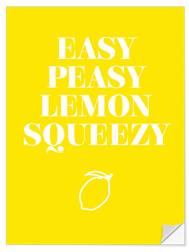 Wandsticker Easy Peasy Lemon Squeezy II