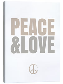 Canvastavla Peace &amp; Love I