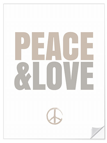 Wall sticker Peace & Love I