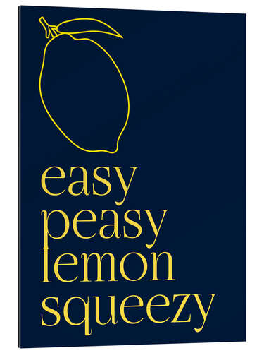 Gallery Print Easy Peasy Lemon Squeezy I