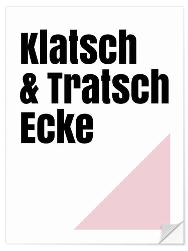 Vinilo para la pared Klatsch & Tratsch Ecke I