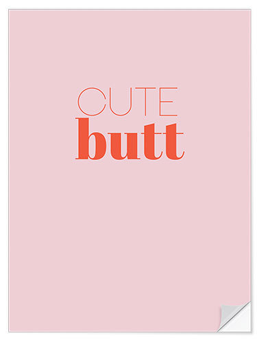 Wall sticker Cute Butt I