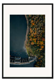 Gerahmter Kunstdruck Talsperre Kriebstein