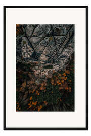 Gerahmter Kunstdruck Falkenstein im Herbst