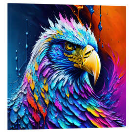 Acrylglasbild Fluo Adler