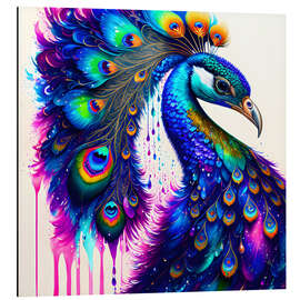 Quadro em alumínio Fluo Peacock III