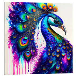 Gallery Print Fluo Pfau III