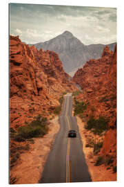 Gallery print On the road through Nevada