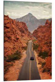 Magnettafel Auf der Straße durch Nevada