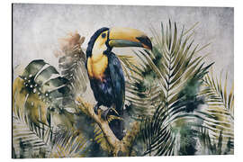 Cuadro de aluminio Jungle Toucan