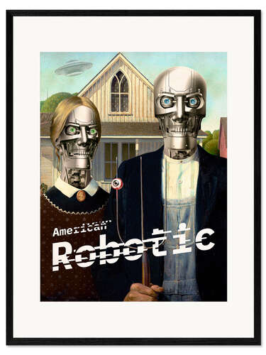 Framed art print American Robotic