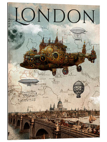 Gallery print Vintage Steampunk London