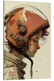 Magnettafel The Astronaut Girl