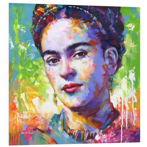 Foam board print Frida Kahlo II