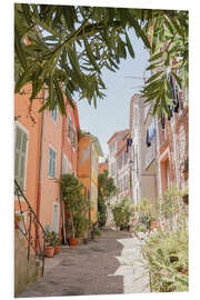 Stampa su PVC Sweet Street in Villefranche sur Mer