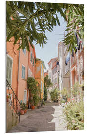Magnettafel Süße Straße in Villefranche sur Mer