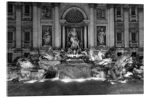 Acrylic print Trevi Fountain in Rome