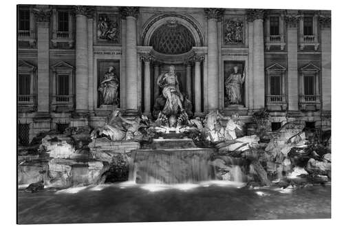 Tableau en aluminium Trevi Fountain in Rome