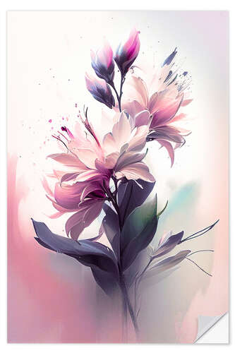 Wall sticker Flower Watercolor Rose