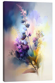 Canvas print Colourful Flower Watercolour