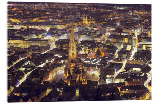 Acrylic print Freiburg from above