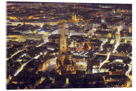 Acrylic print Freiburg from above - Patrick Lohmüller