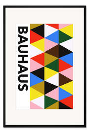 Gerahmter Kunstdruck Bauhaus Design