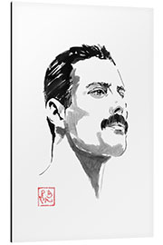 Tableau en aluminium Freddie Mercury