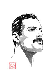 Magnettafel Freddie Mercury