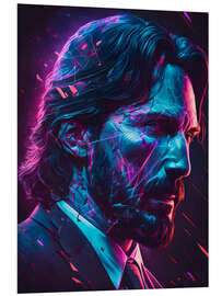 Foam board print Cyber John Wick