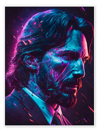 Poster Cyber John Wick - The Usher designs