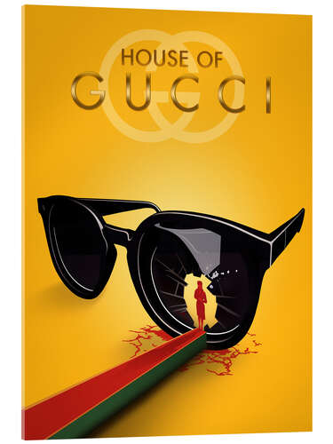 Tableau en verre acrylique House of Gucci