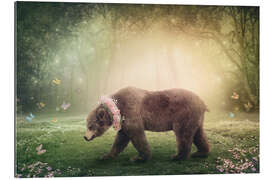 Gallery print Bear Walking in a Fantasy Forest