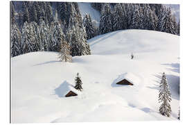 Galleriprint Hut magic in the snow