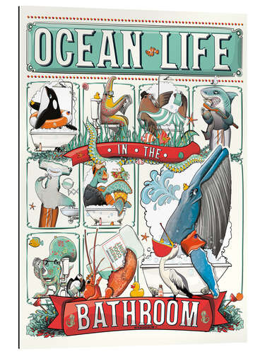 Gallery print Ocean Life in the Bathroom